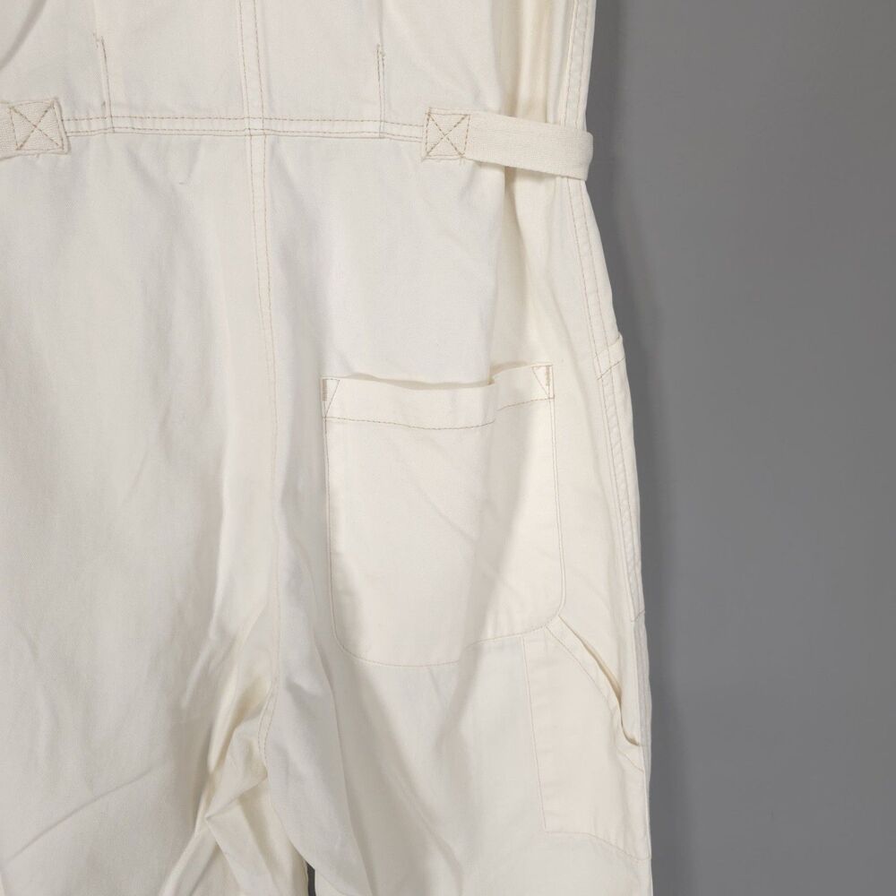 PISTOLA Women's Jumpsuit SMALL Ivory Short Sleeve Button Front P1950SOL-ATW - Picture 9 of 16